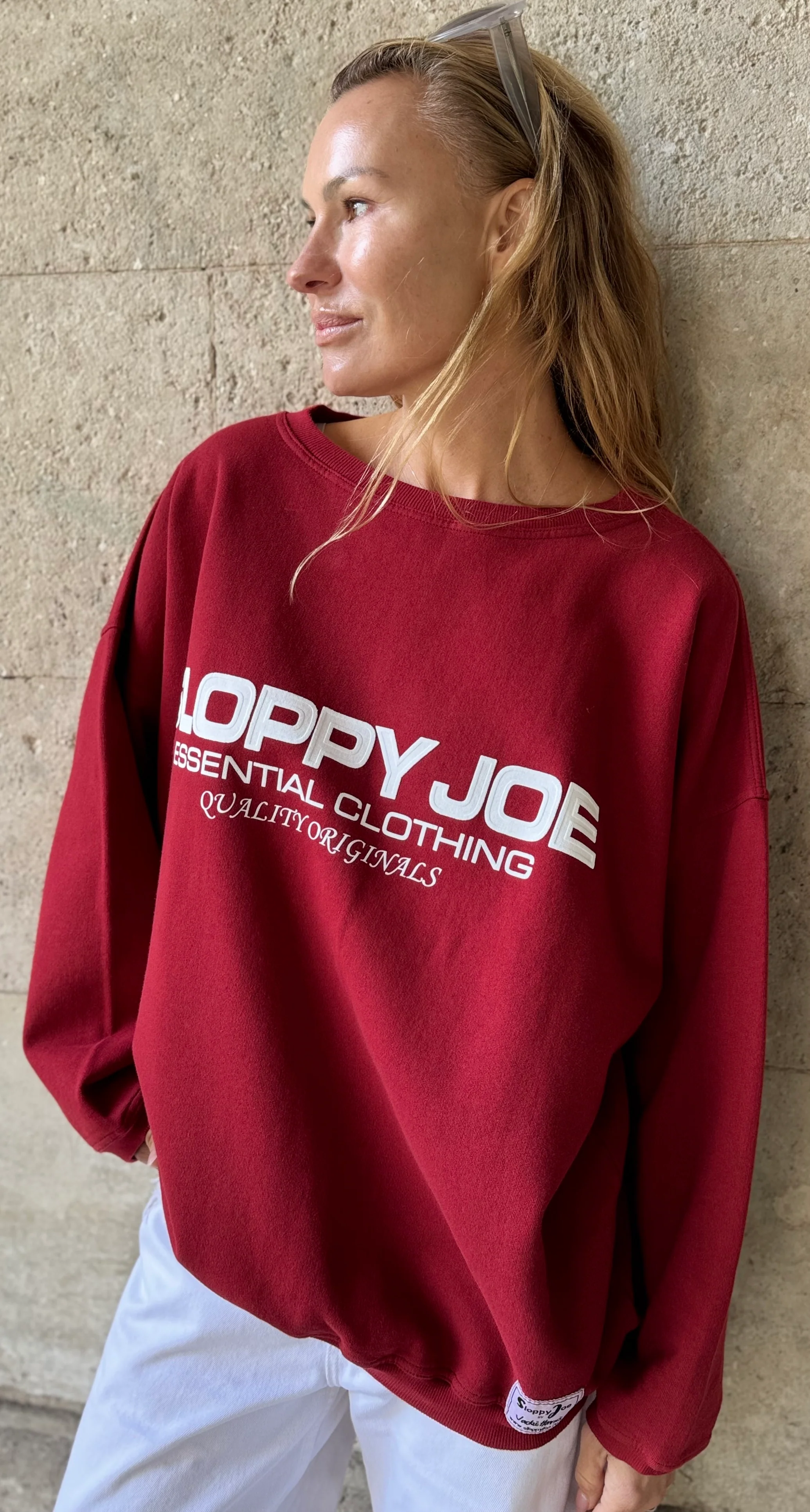 05 CLASSIC SQUARE SWEATSHIRT - Bordeaux - Image 2