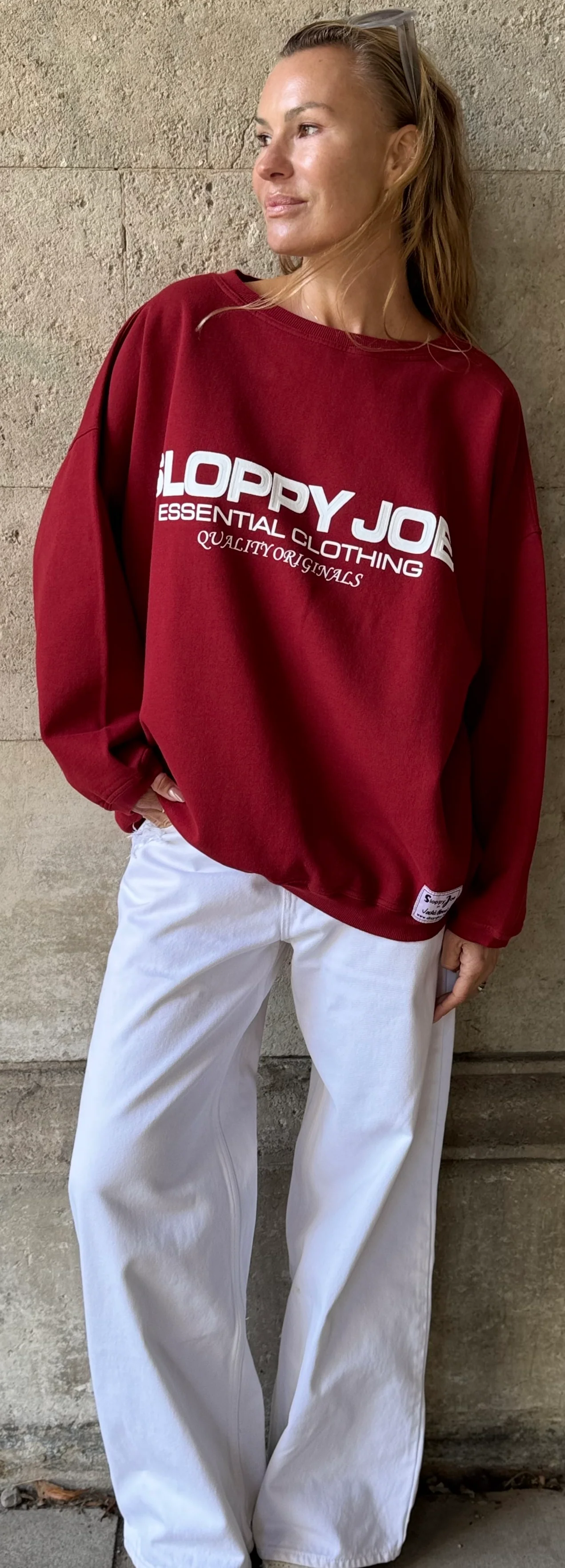 05 CLASSIC SQUARE SWEATSHIRT - Bordeaux - Image 3