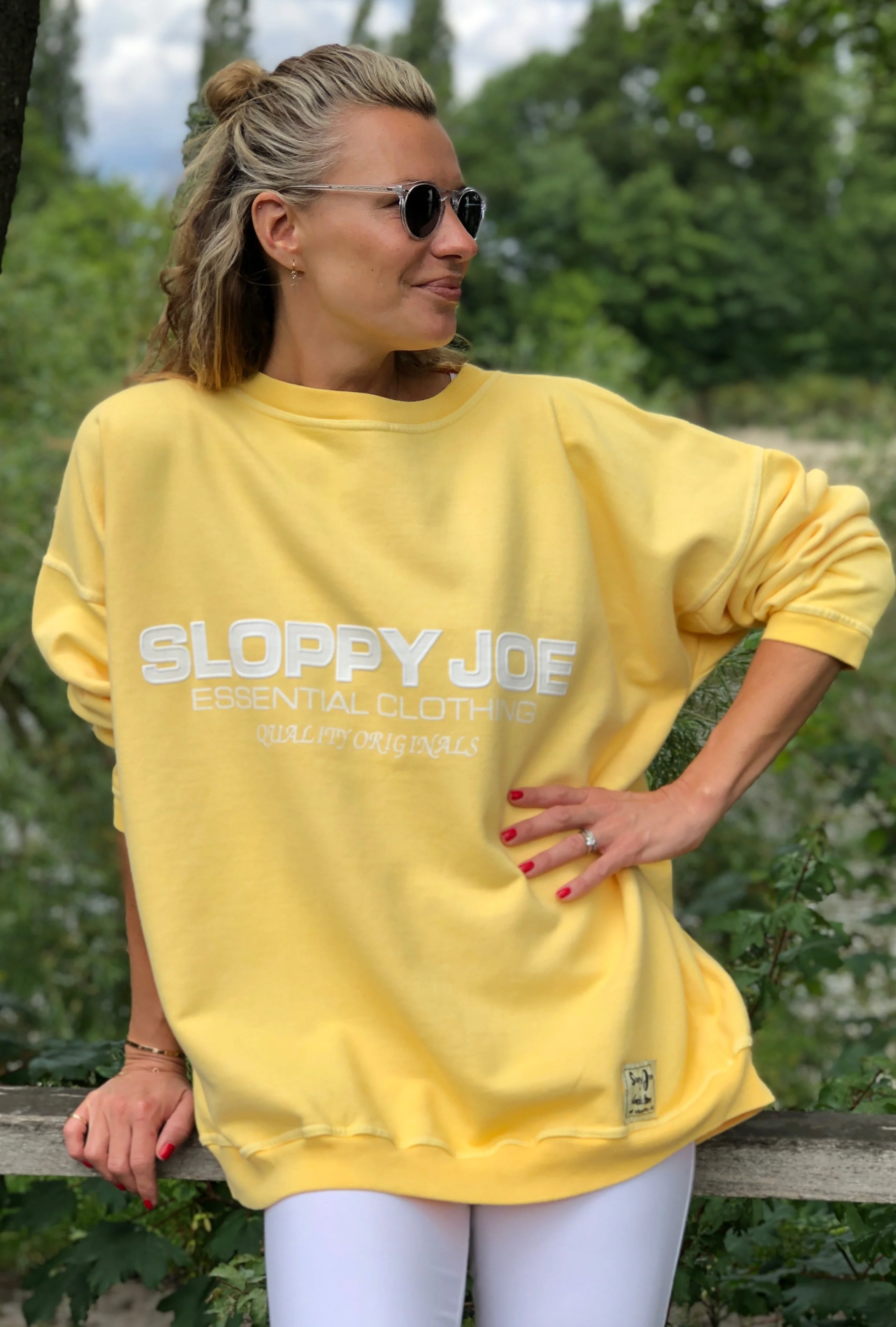 05 CLASSIC SQUARE SWEATSHIRT - Lemon - Image 3