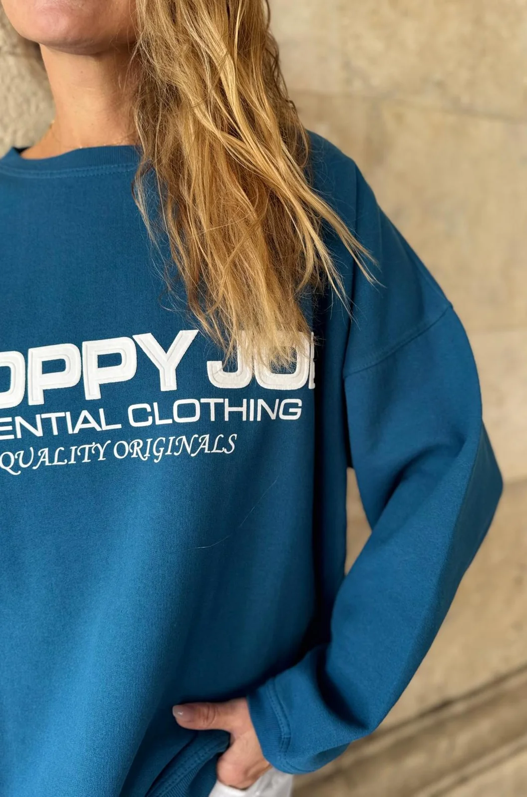 05 CLASSIC SQUARE SWEATSHIRT - Petrol Blue - Image 2
