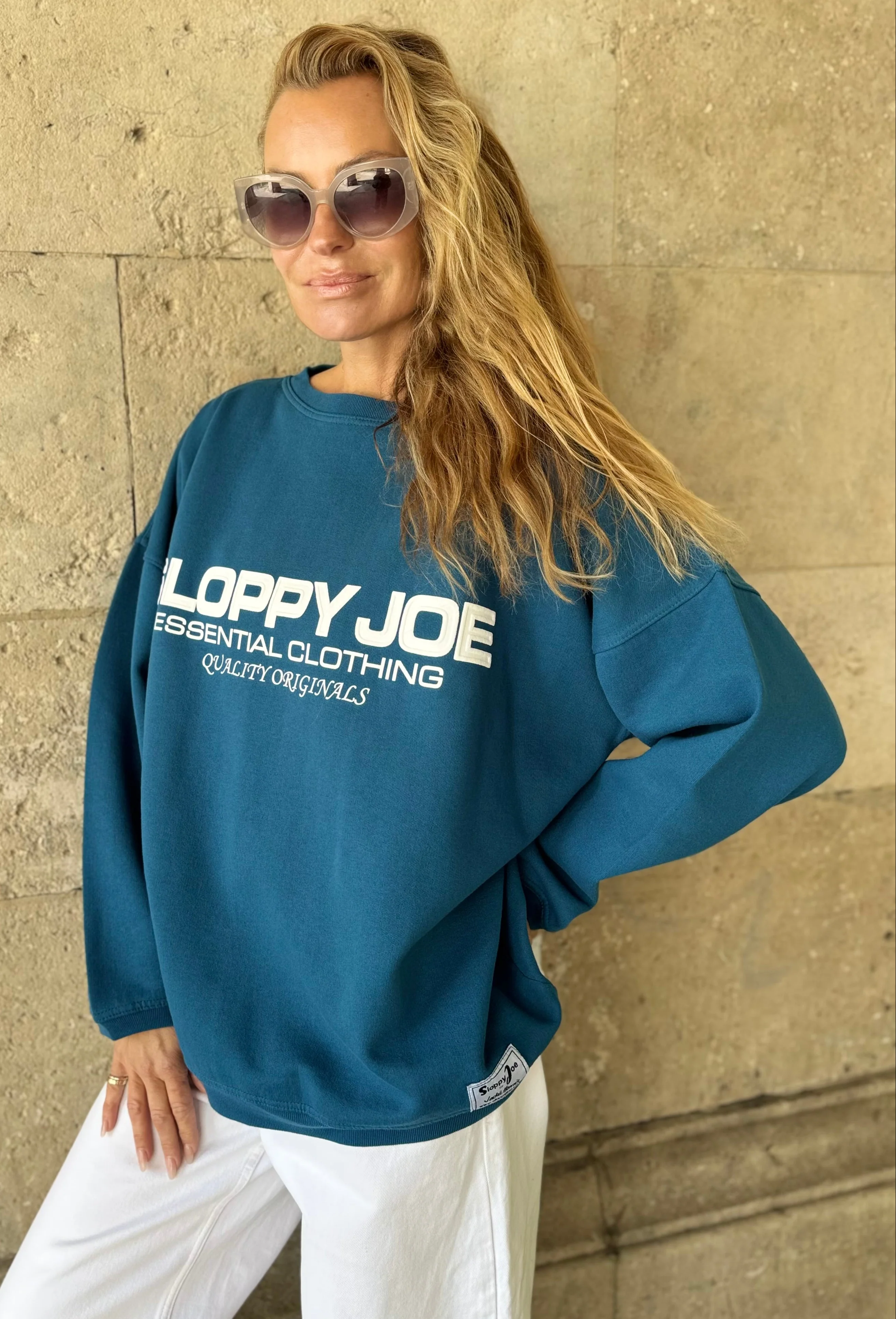 05 CLASSIC SQUARE SWEATSHIRT - Petrol Blue - Image 3