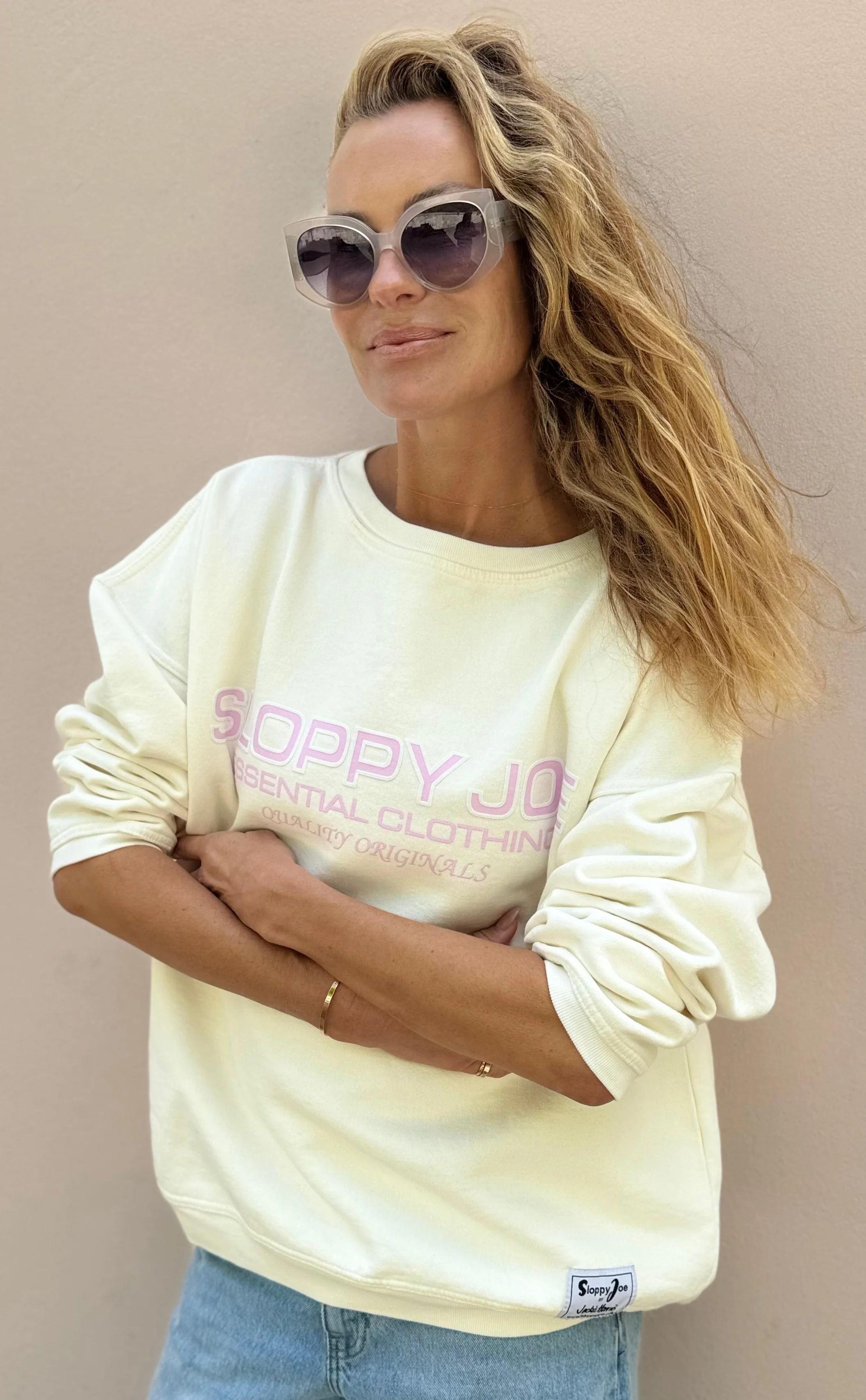 05 CLASSIC SQUARE SWEATSHIRT - Special Edition - VANILLA BLUSH - Image 3