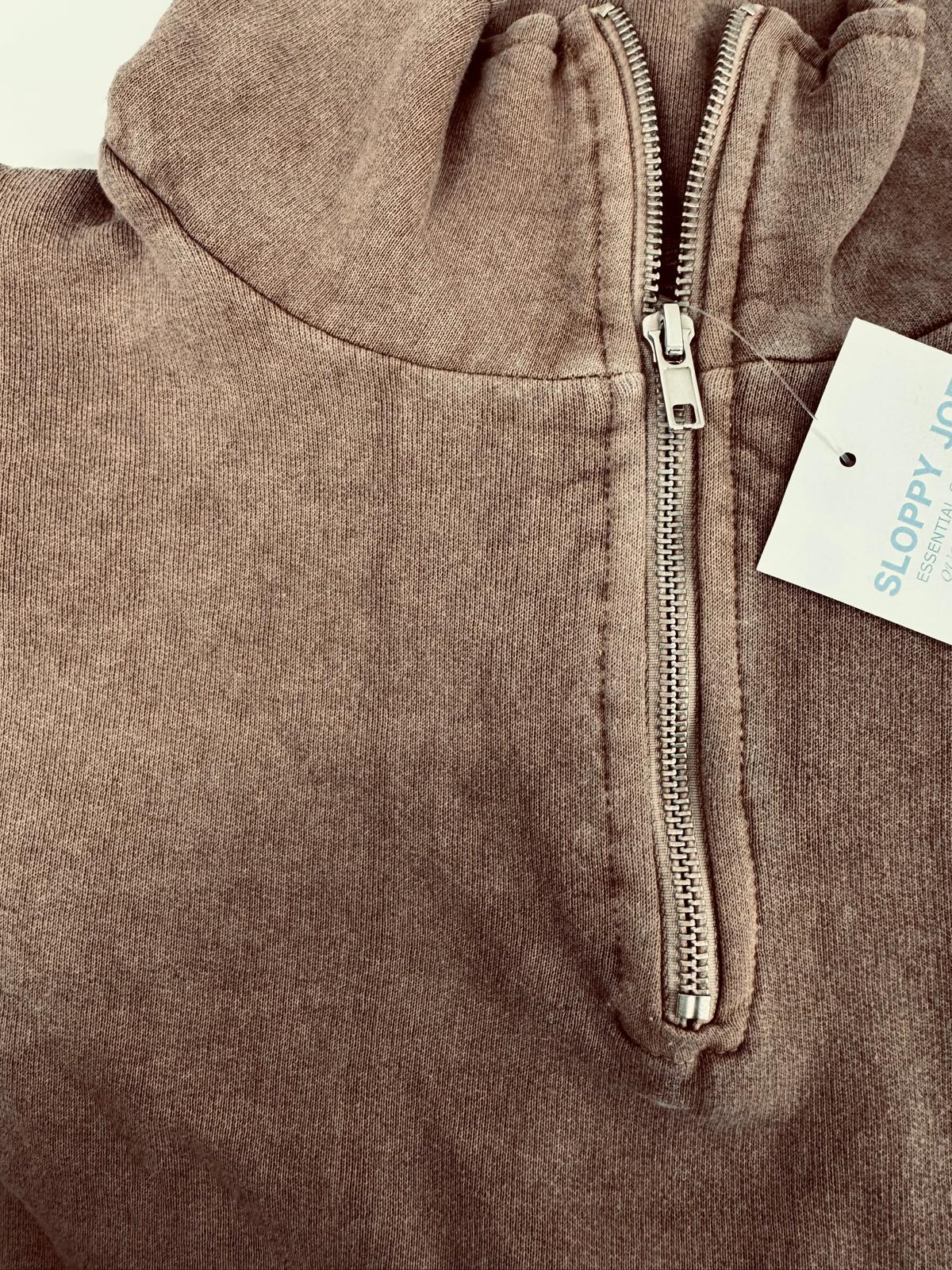 DIANA ZIP NECK - MOCHA - SIZE 1 - F6 - Image 3