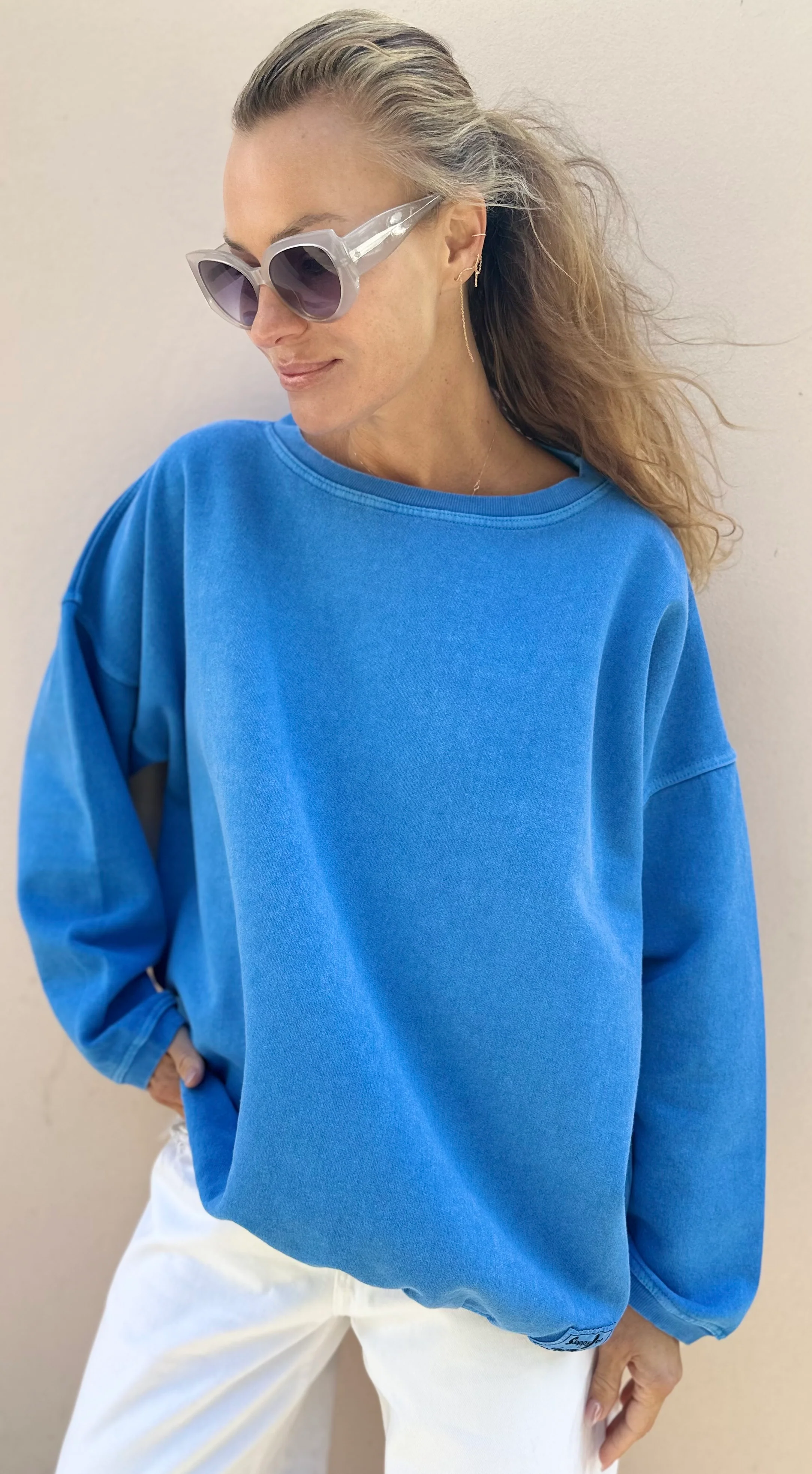 ORIGIN 05 CLASSIC SQUARE SWEATSHIRT - Diana Blue - Image 4