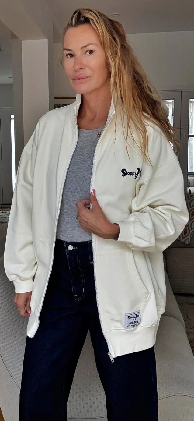 ZIP JACKET - Warm White - Image 3